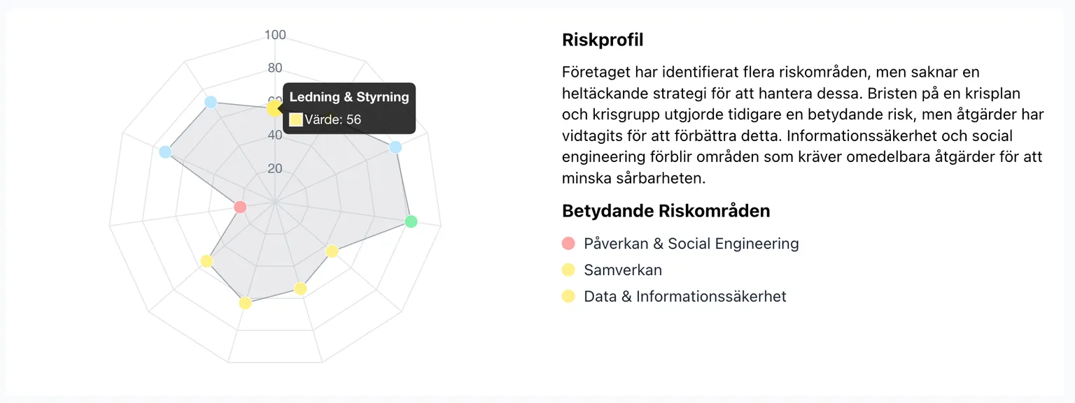 Riskprofil efter